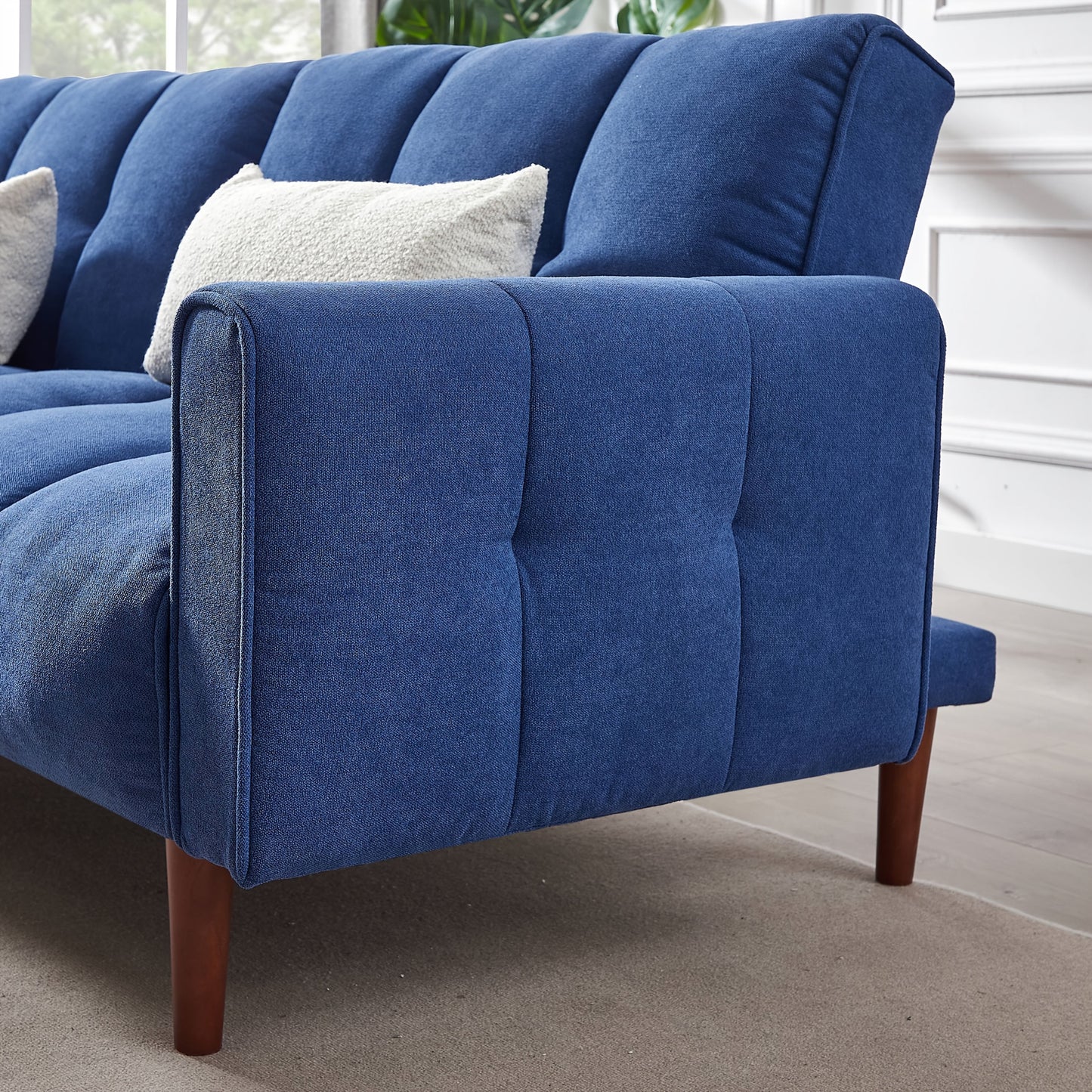 Convertible Futon Sofa Bed, Adjustable Couch Sleeper